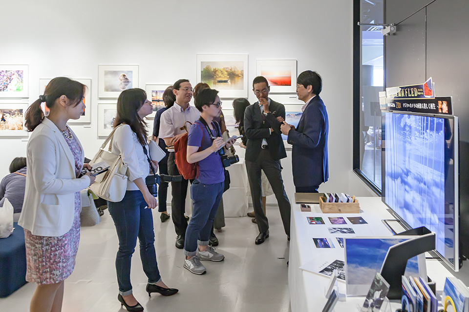 写真展の様子：東京カメラ部2015写真展