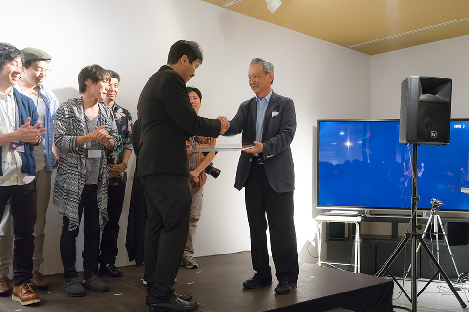 レセプションの様子：東京カメラ部2015写真展