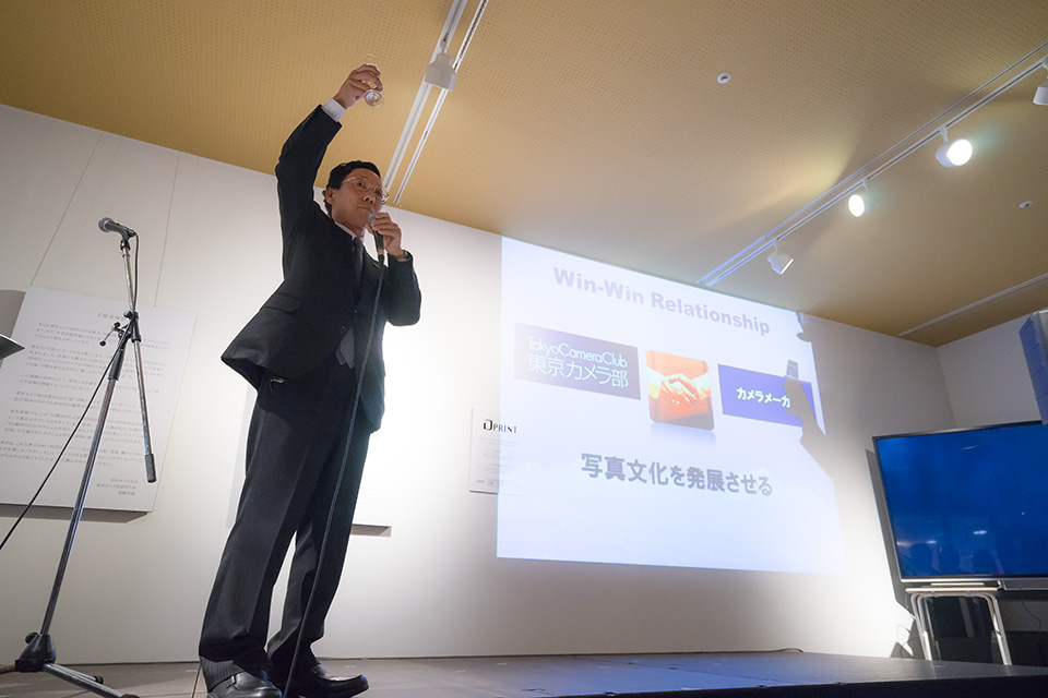 レセプションの様子：東京カメラ部2015写真展