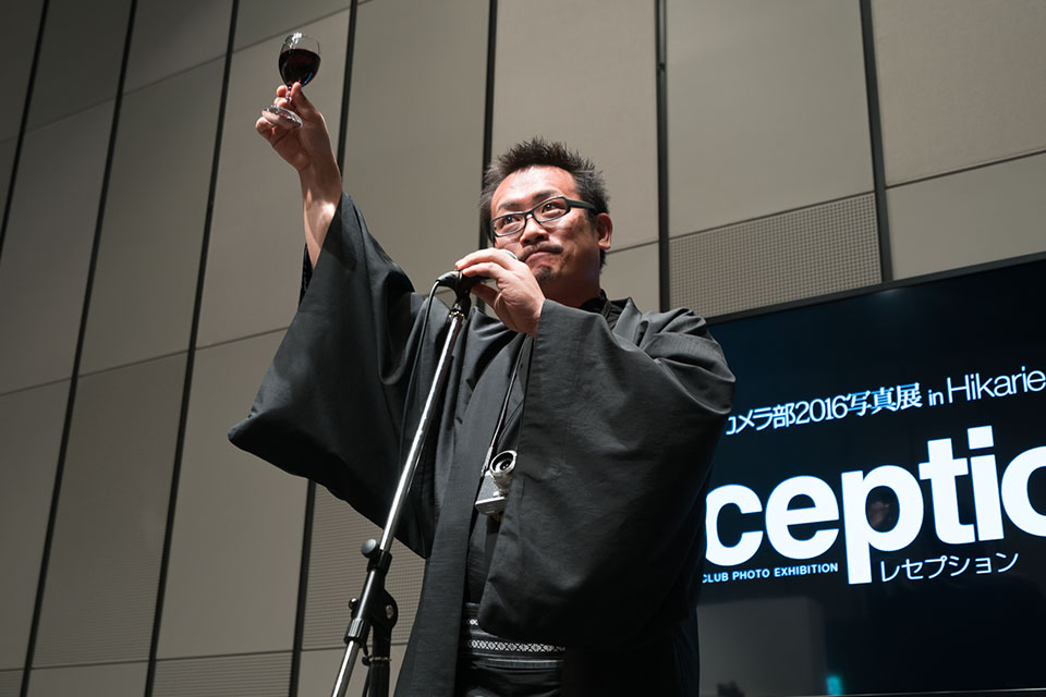 レセプションの様子：東京カメラ部2016写真展