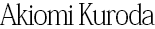 Akiomi Kuroda