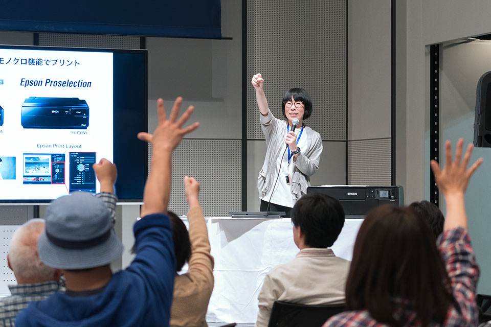 エプソン販売 小澤貴也氏（プロフェッショナルアートプリンター）「あなたの写真を深める、モノクロプリントの魅力と制作のコツ」