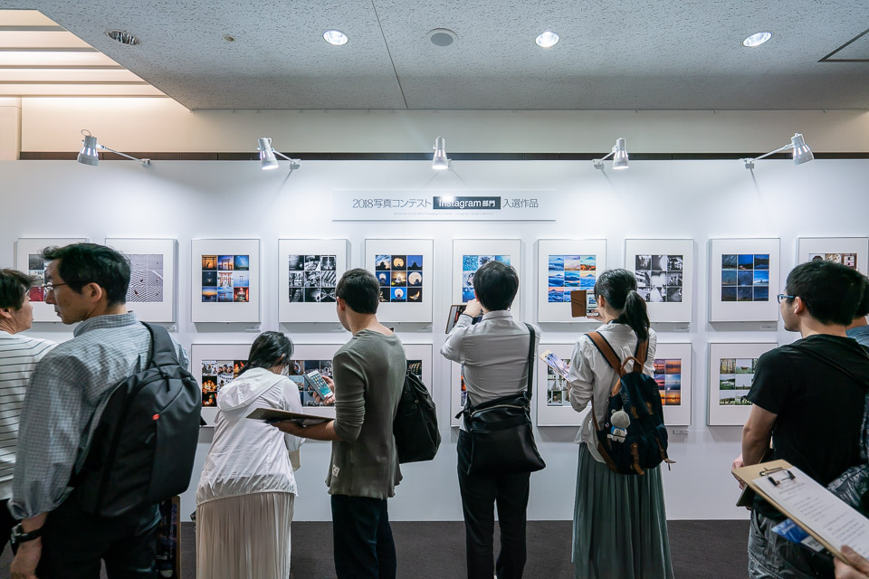 写真展の様子：東京カメラ部2018写真展