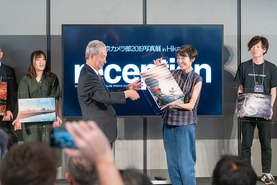 レセプションの様子：東京カメラ部2019写真展