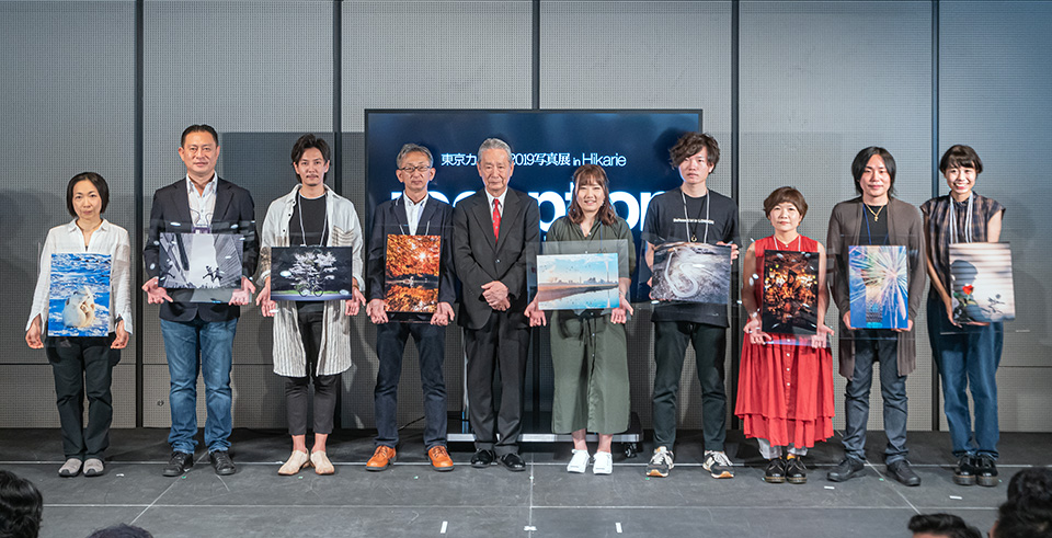 レセプションの様子：東京カメラ部2019写真展