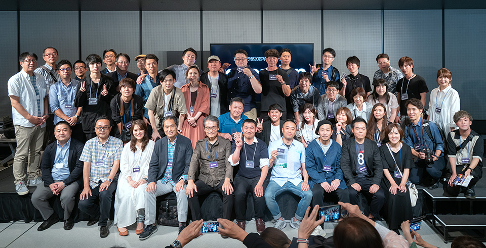 レセプションの様子：東京カメラ部2019写真展